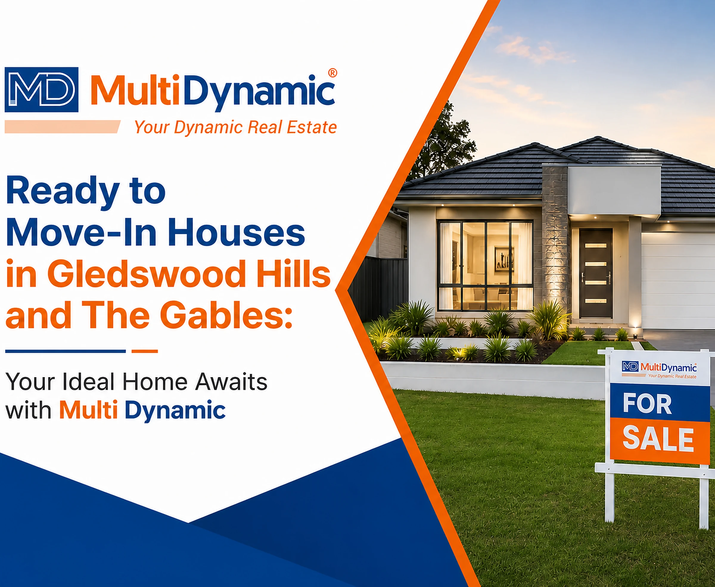 Multi Dynamic artwork for ready-to-move-in homes in Gledswood Hills and The Gables
